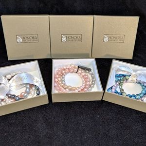 Honora Collection 12 piece Pearl Bracelet Set